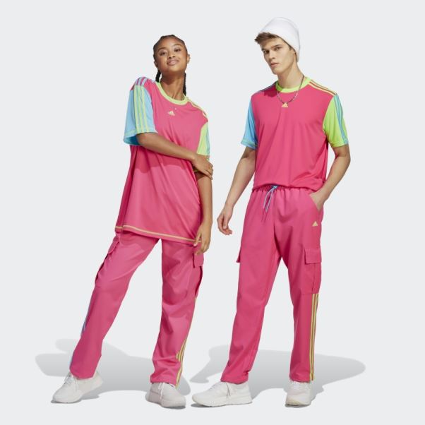 Pantalon Cargo Adidas Kidcore Rose Choc