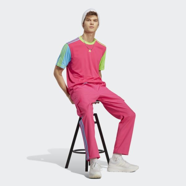 Pantalon Cargo Adidas Kidcore Rose Choc