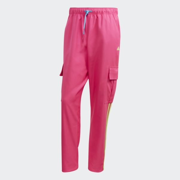 Pantalon Cargo Adidas Kidcore Rose Choc