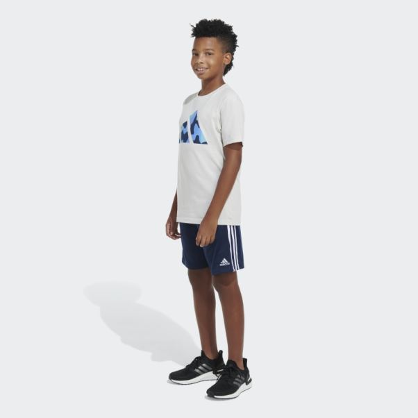T-shirt Logo Camouflage En Aluminium Adidas
