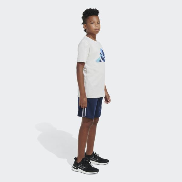 T-shirt Logo Camouflage Ss En Aluminium Adidas