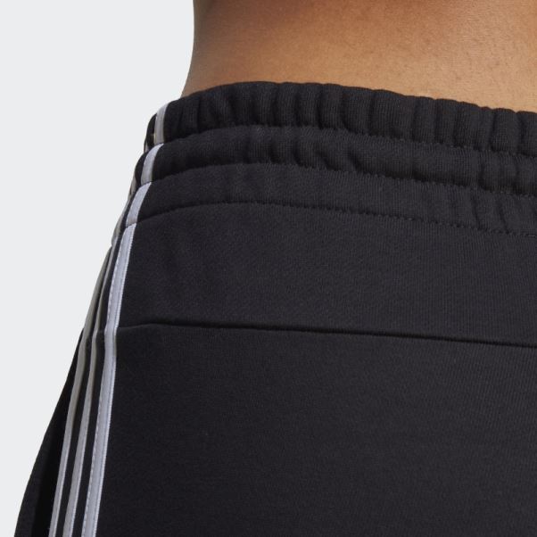 Adidas Essentials 3-stripes French Terry Cuffed Jogger Noir