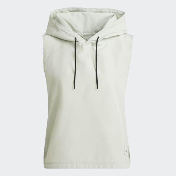 Parley Run For The Oceans Sweat à Capuche Adidas Vert Fashion