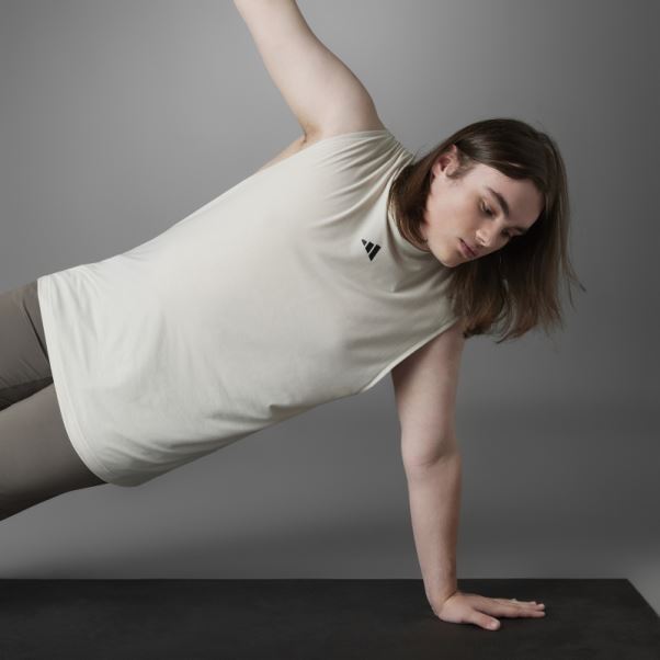 Adidas Authentique Balance Yoga Débardeur Aluminium