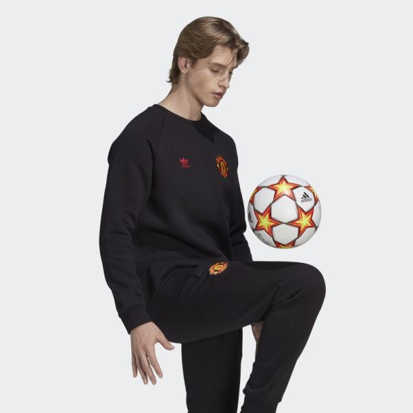 Sweat Manchester United Essentials Trèfle Noir Adidas
