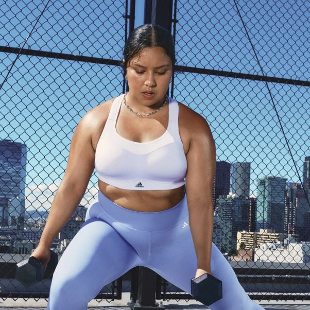 Soutien-gorge à Maintien élevé Adidas Tlrd Impact Training Silver Dawn Fashion