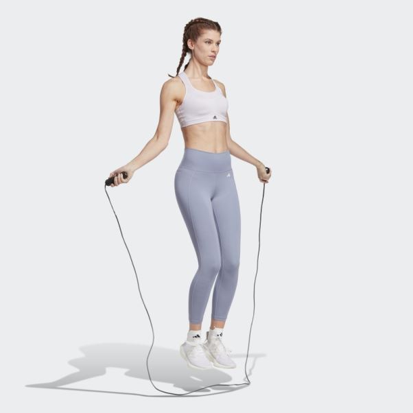 Soutien-gorge à Maintien élevé Adidas Tlrd Impact Training Silver Dawn Hot