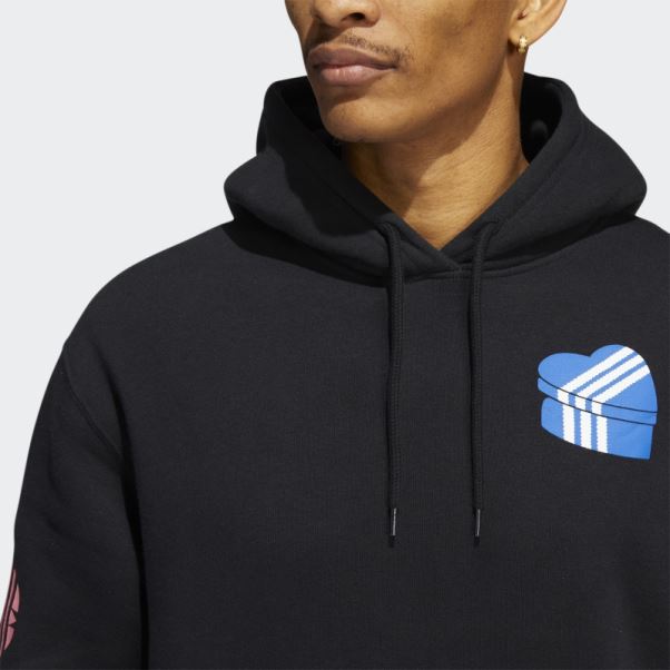 Adidas Sweat à Capuche Og Heart Box Noir