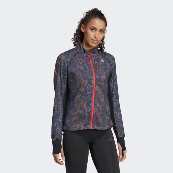 Adidas Veste De Course Rapide Iteration Encre