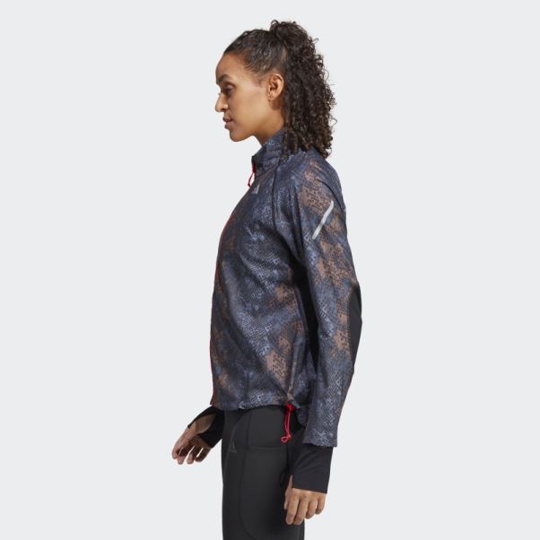 Adidas Veste De Course Rapide Iteration Encre