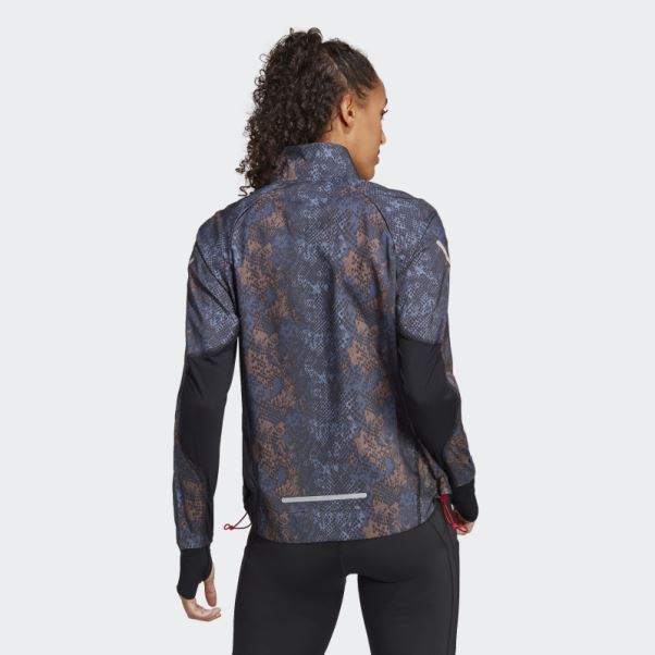Adidas Veste De Course Rapide Iteration Encre