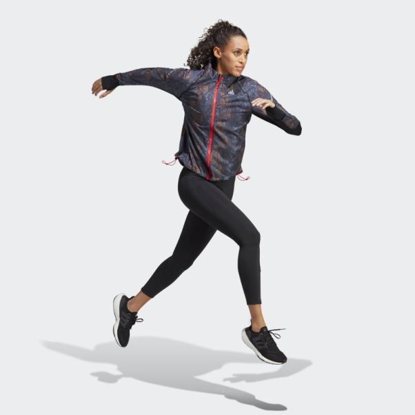 Adidas Veste De Course Rapide Iteration Encre