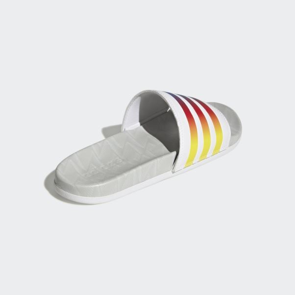 Adidas Adilette Comfort Slides Lueur Bleu