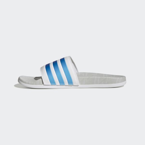 Adidas Adilette Comfort Slides Lueur Bleu