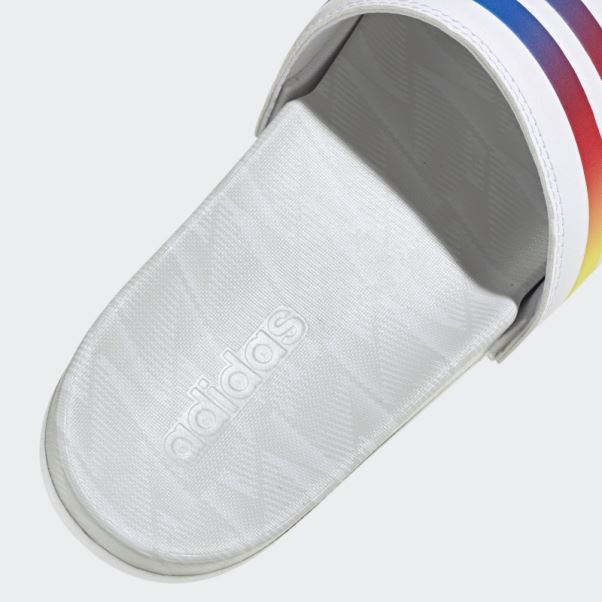 Adidas Adilette Comfort Slides Lueur Bleu