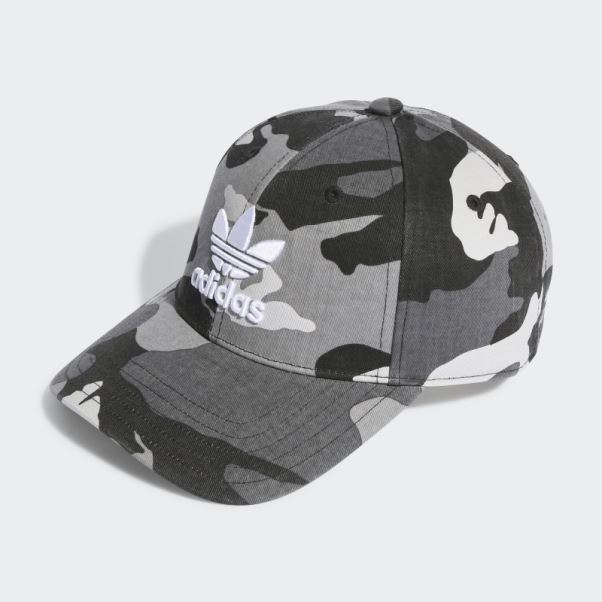 Casquette De Baseball Camouflage Adidas Noir