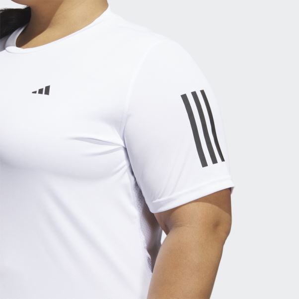T-shirt Propre à La Course Blanc (taille Plus) Adidas