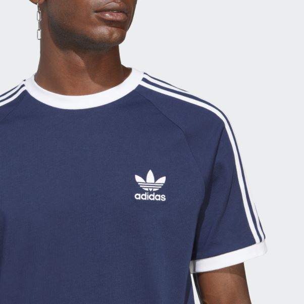 T-shirt à 3 Bandes Adicolor Classics Indigo Nuit Adidas