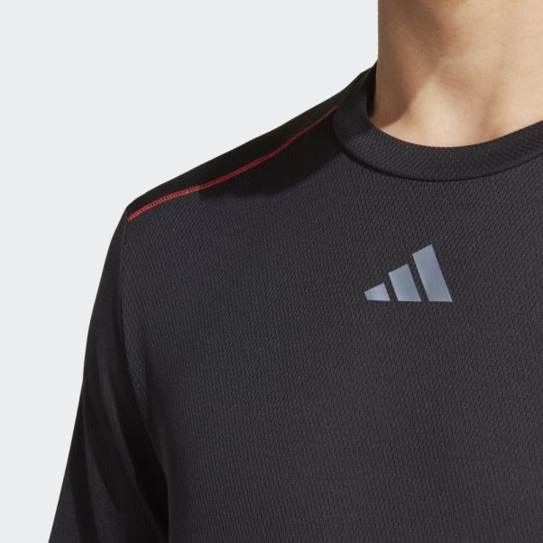 T-shirt Logo Adidas Base D'entraînement Noir
