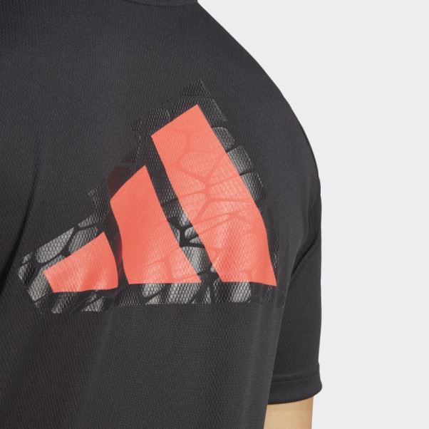 T-shirt Logo Adidas Base D'entraînement Noir