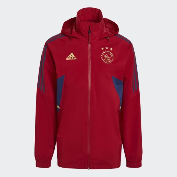 Veste Ajax Amsterdam Condivo 22 Storm Adidas Victoire Rouge