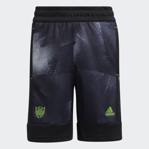 Short Adidas Donovan Mitchell Blanc
