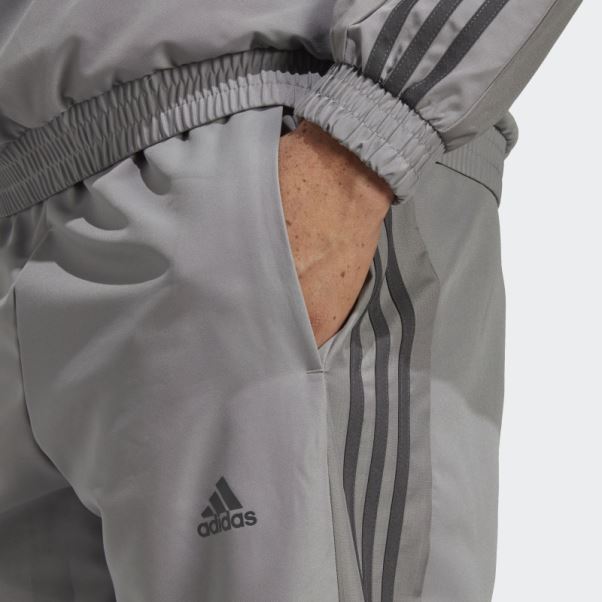 Survêtement Gris 1/4 Zip Tissé Adidas