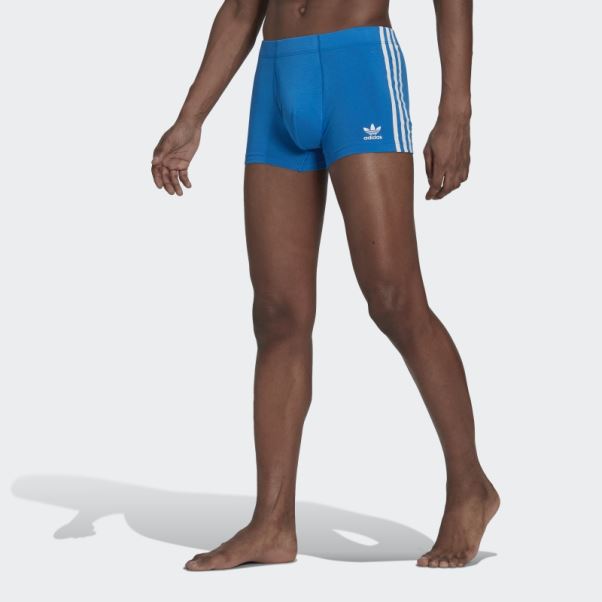 Slip Confort En Coton Flex à 3 Bandes (3 Paires) Adidas Blanc