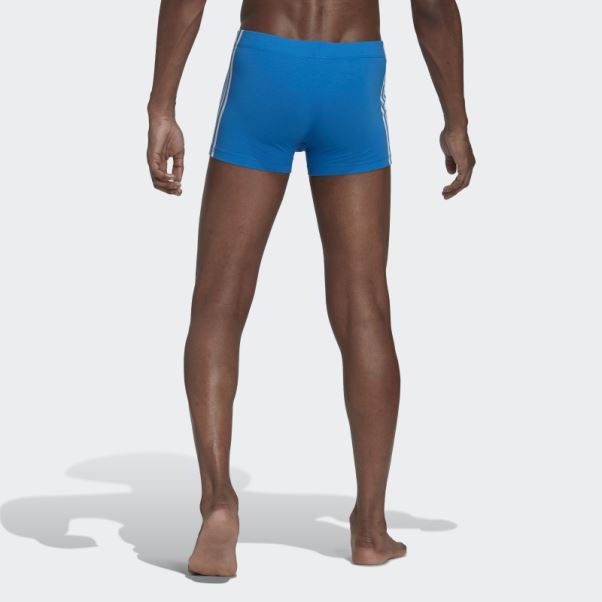 Slip Confort En Coton Flex à 3 Bandes (3 Paires) Adidas Blanc