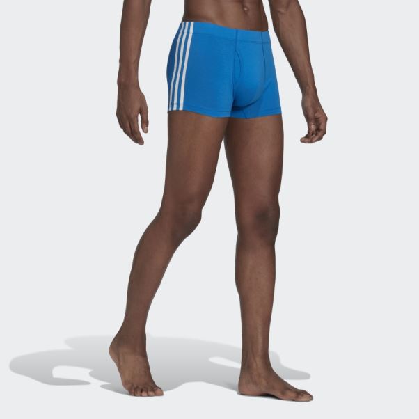 Slip Confort En Coton Flex à 3 Bandes (3 Paires) Adidas Blanc