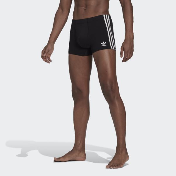 Slip Confort En Coton Flex à 3 Bandes (3 Paires) Adidas Blanc