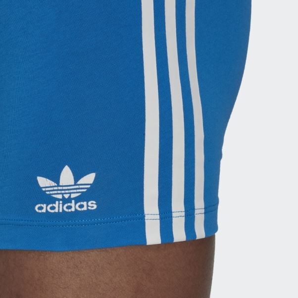 Slip Confort En Coton Flex à 3 Bandes (3 Paires) Adidas Blanc