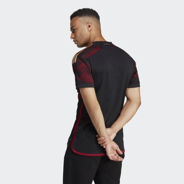 Maillot Allemagne 22 Extérieur Noir Adidas Chaud