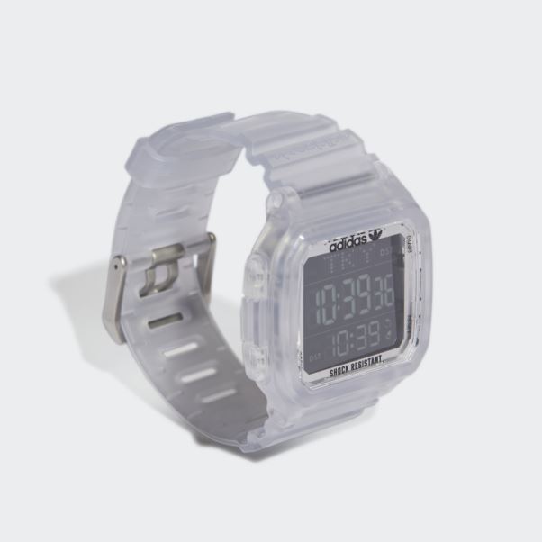 Montre Adidas Digital One Gmt R Blanche
