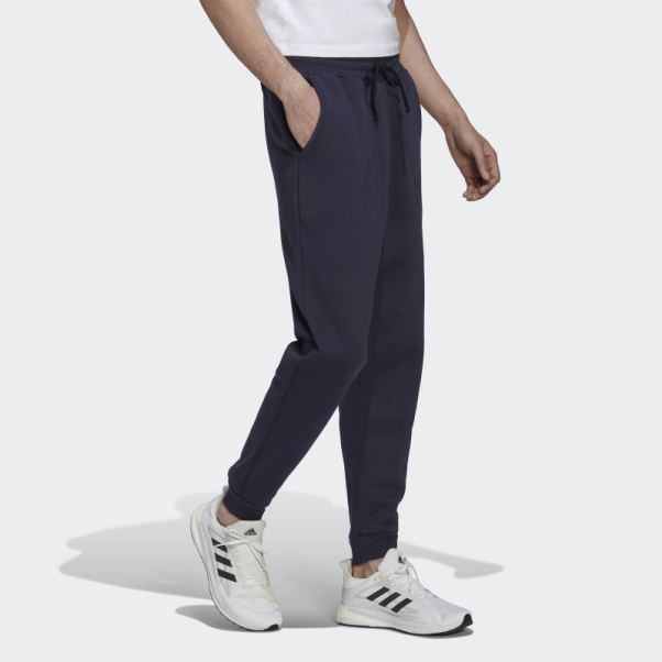 Pantalon Studio Lounge Fleece Encre Adidas