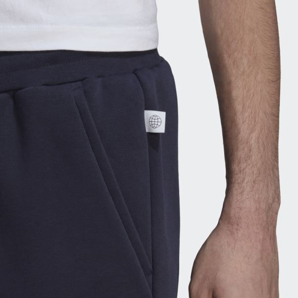 Pantalon Studio Lounge Fleece Encre Adidas