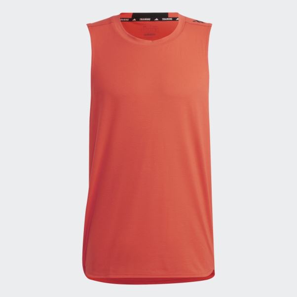 Conçu Pour L'entraînement Entraînement Débardeur Adidas Rouge