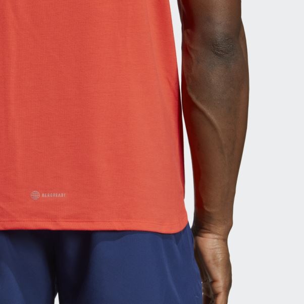 Conçu Pour L'entraînement Entraînement Débardeur Adidas Rouge
