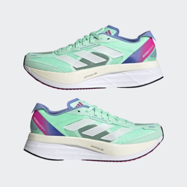 Adidas Adizero Boston 11 Chaussures Menthe
