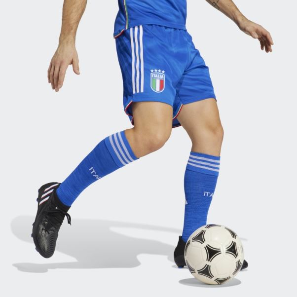 Short Domicile Italy 23 Bleu Adidas