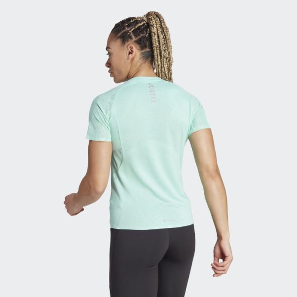 T-shirt Adidas Adizero Running Vert