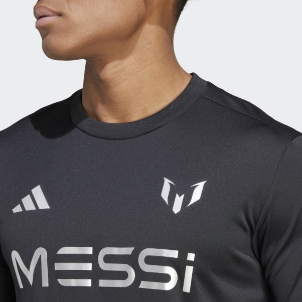 Maillot D'entrainement Messi Noir Adidas