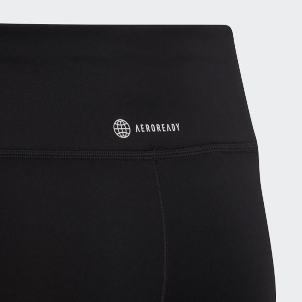 Adidas Optime Aeroready Collant D'entrainement 3 Bandes Noir