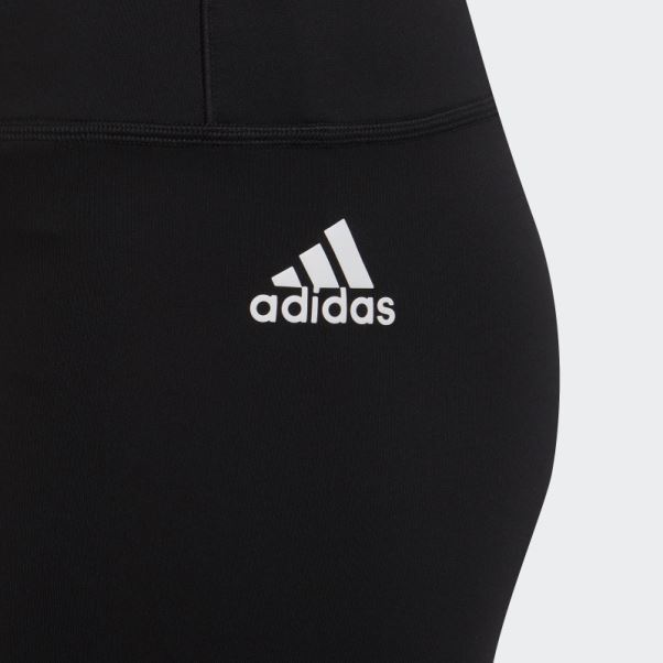 Adidas Optime Aeroready Collant D'entrainement 3 Bandes Noir