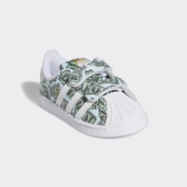 Adidas Jeremy Scott Argent Superstar Chaussures Blanc