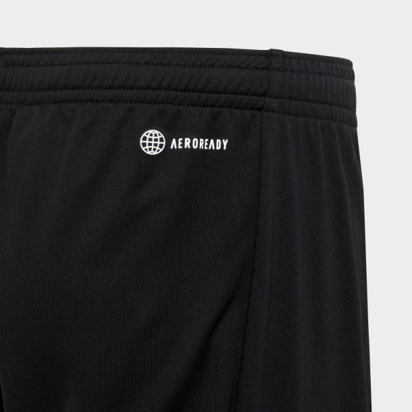 Adidas Short Train Essentials Aeroready Logo Coupe Classique Noir