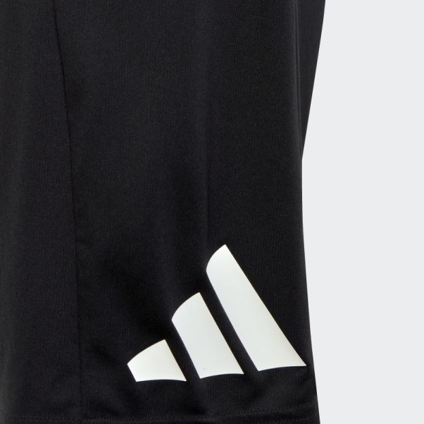 Adidas Short Train Essentials Aeroready Logo Coupe Classique Noir