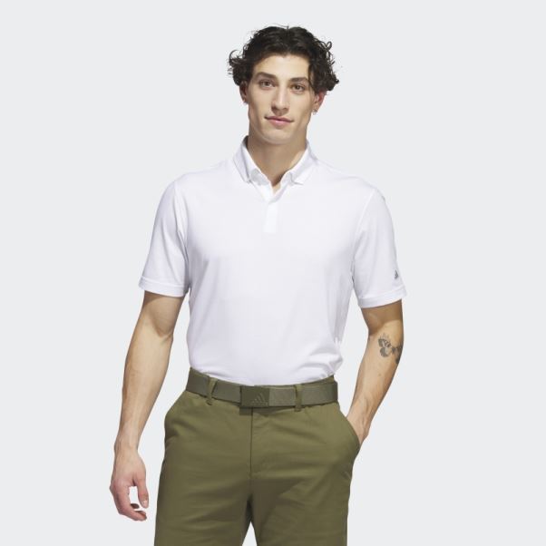 Go-to Polo Blanc Chiné Adidas