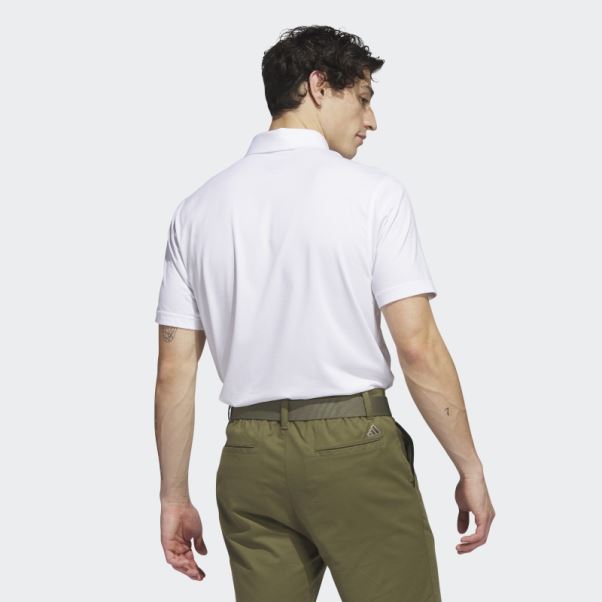 Go-to Polo Blanc Chiné Adidas