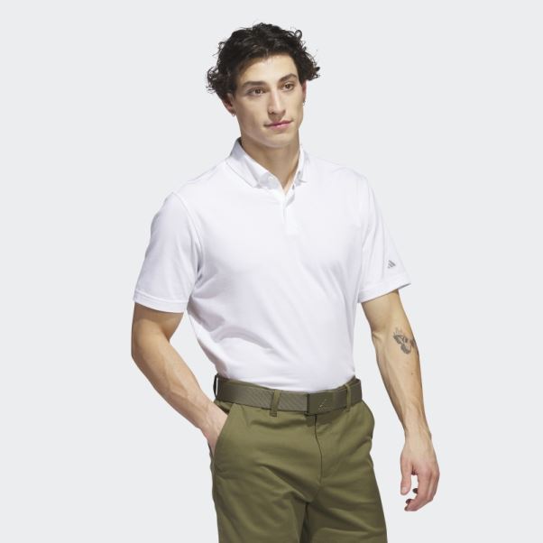 Go-to Polo Blanc Chiné Adidas